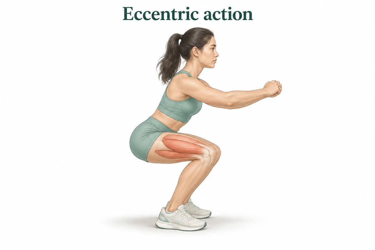 Eccentric action