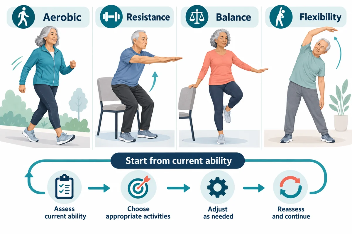 ACSM 高齡者運動處方:把肌力、平衡連回生活功能