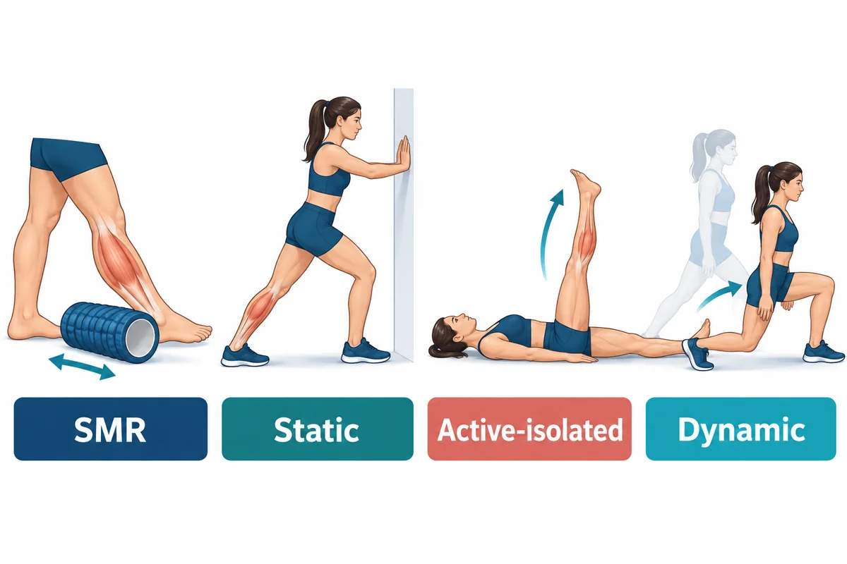 NASM Flexibility Types: SMR, Static, Active-Isolated, and Dynamic